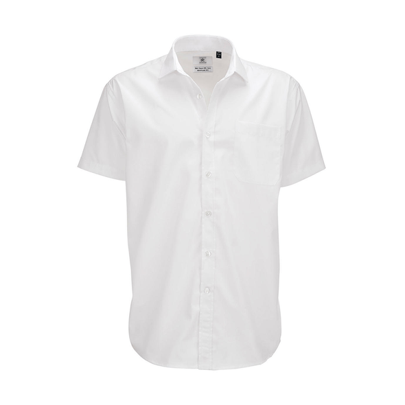 B&C | Chemise en popeline Smart SSL/homme B&C | Chemise en popeline Smart SSL/homme